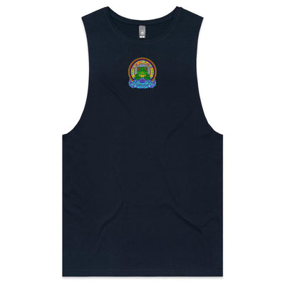 DOWN THE HOLE - Mens Sleeveless T-Shirt - BACK PRINT