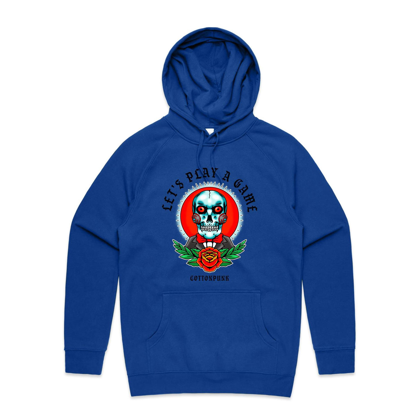 LET'S PLAY A GAME - Mens Pocket Hoodie - FRONT PRINT