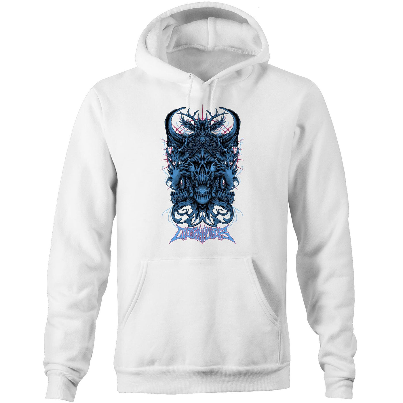 BLACK MAGIC IV - Mens Pocket Hoodie - FRONT PRINT