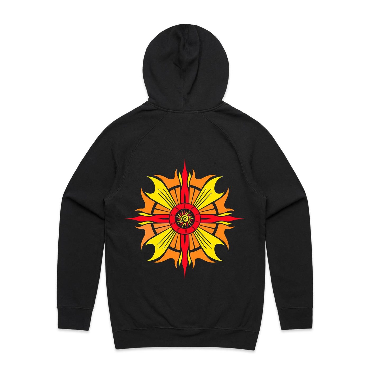 SUNDANCE II - Mens Pocket Hoodie - BACK PRINT