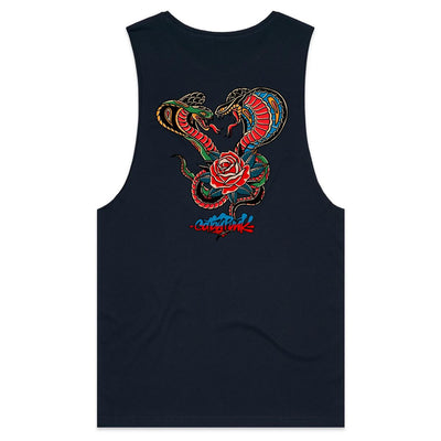 ROMANCE AIN'T DEAD - Mens Sleeveless T-Shirt - BACK PRINT