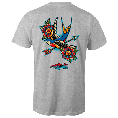 BIRD OF PREY - Mens T-Shirt - BACK PRINT