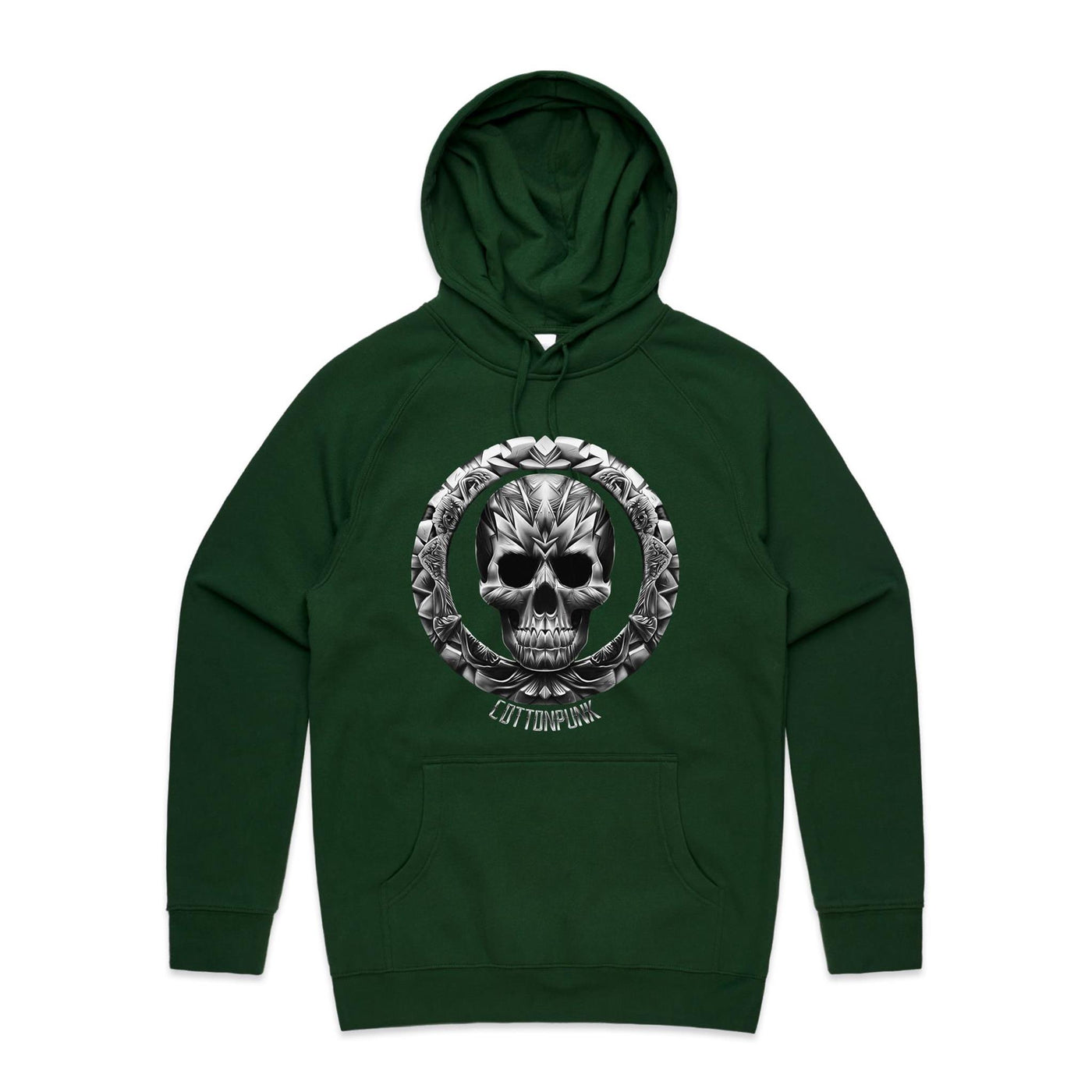 STONE COLD - Mens Pocket Hoodie - FRONT PRINT