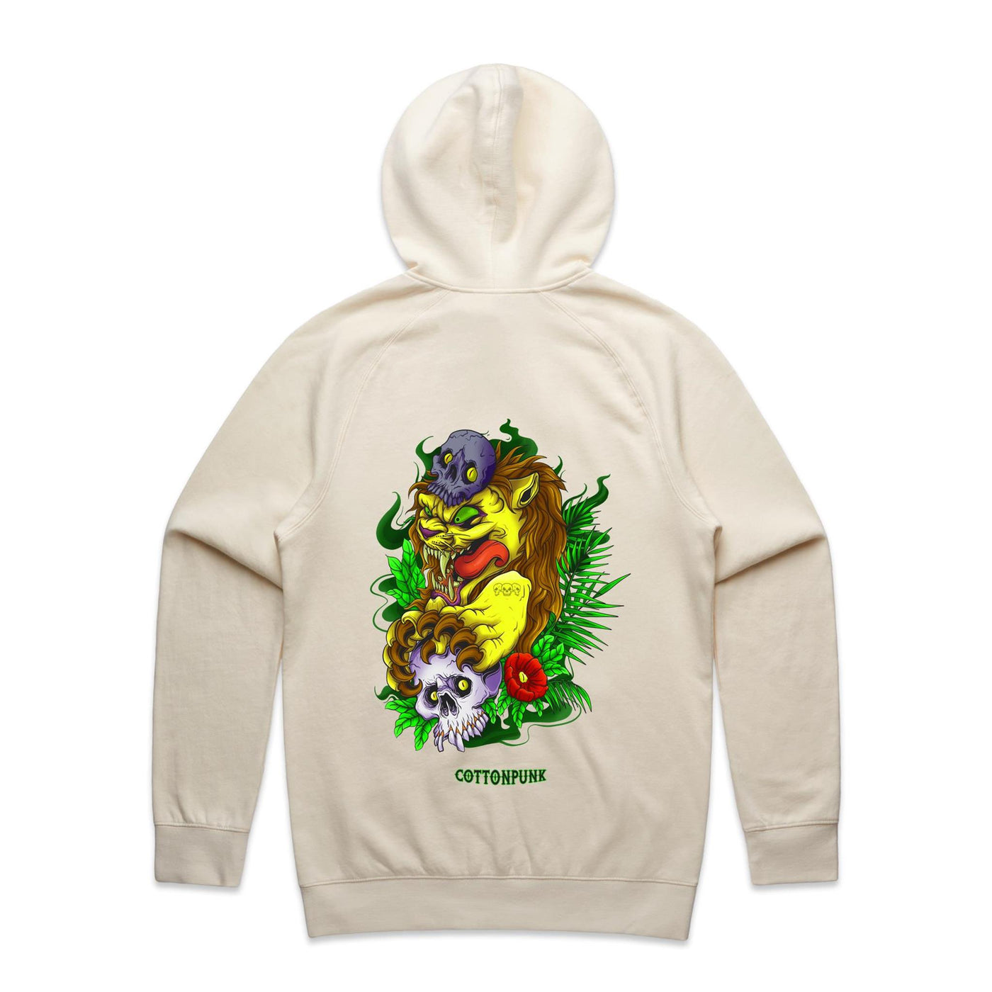 LION - Mens Pocket Hoodie - BACK PRINT