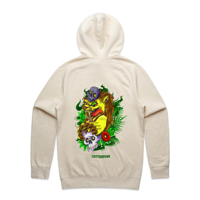 LION - Mens Pocket Hoodie - BACK PRINT