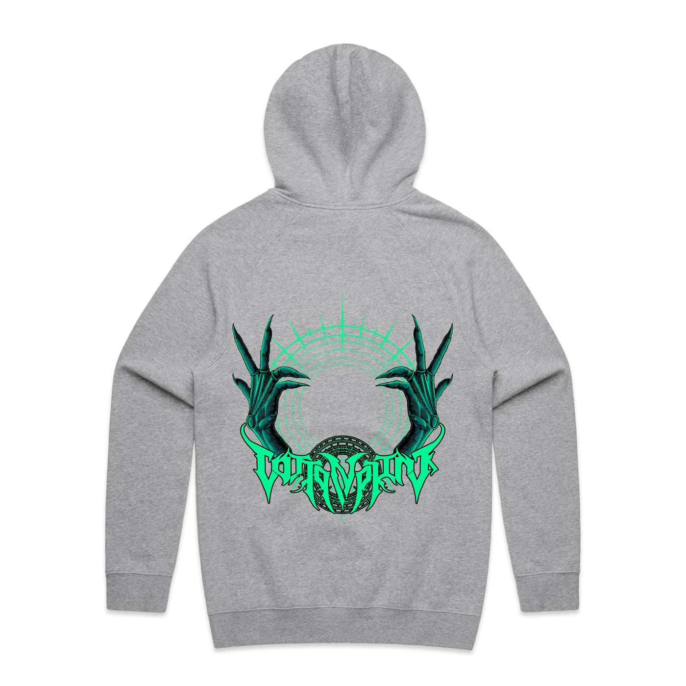 RISING II - Mens Pocket Hoodie - BACK PRINT