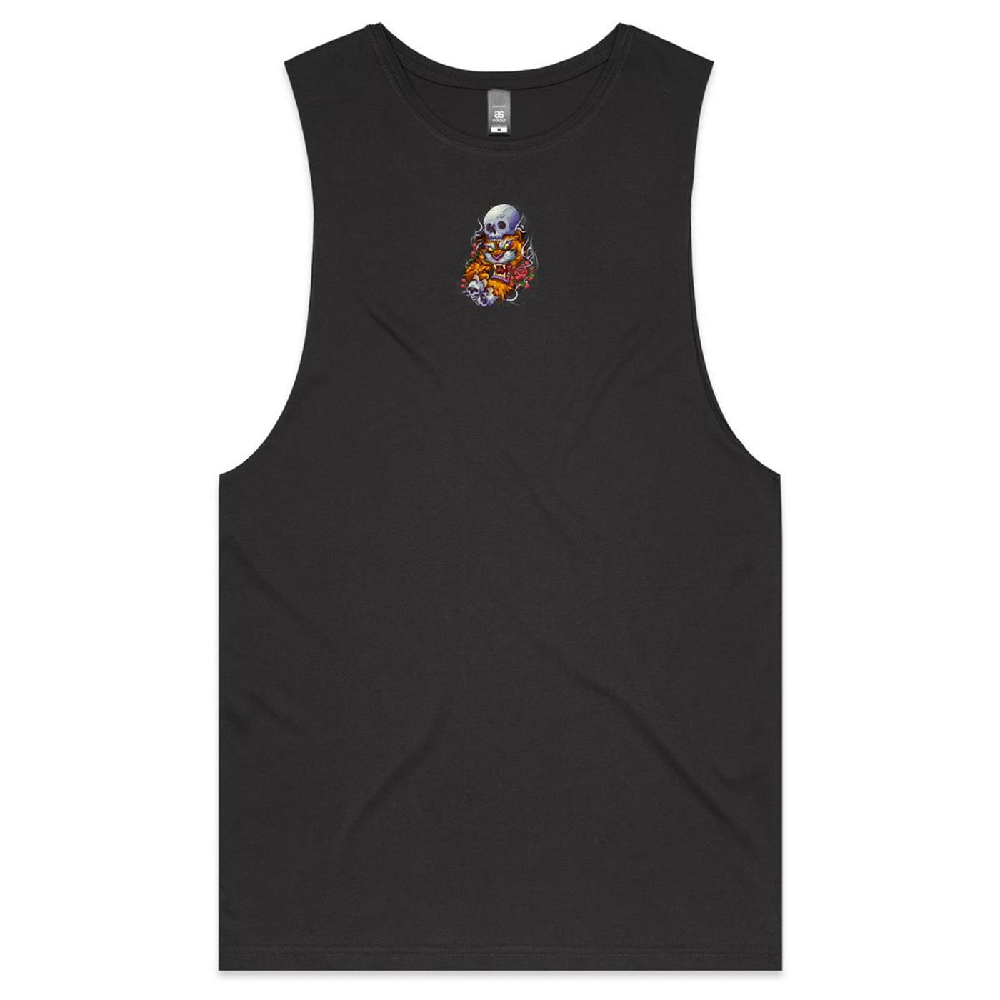 SPIRIT OX - Mens Sleeveless T-Shirt - BACK PRINT