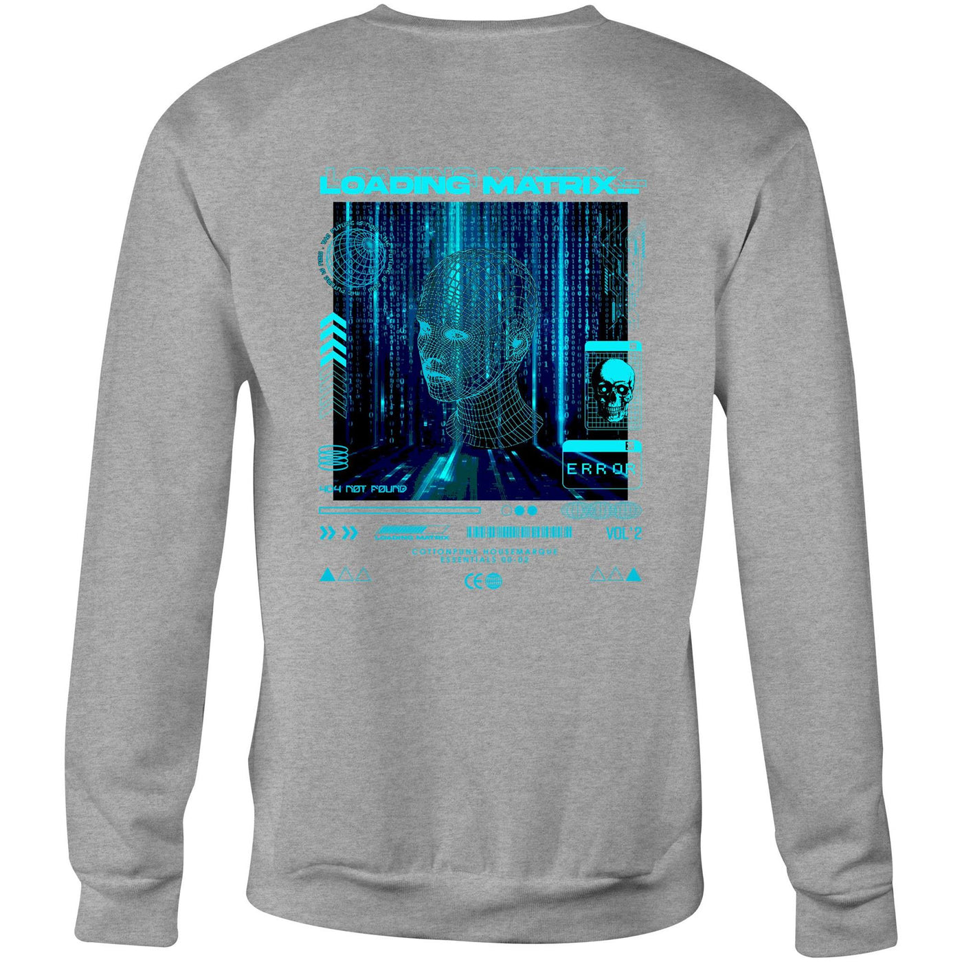 LOADING MATRIX - Mens Sweatshirt - BACK PRINT