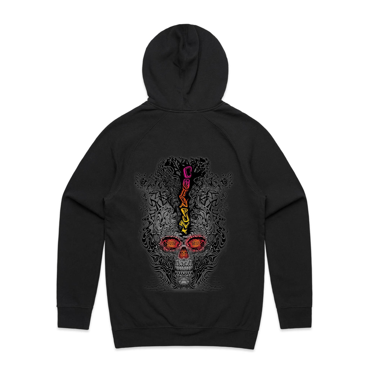 FRAGMENTED DETOX - Mens Pocket Hoodie - BACK PRINT