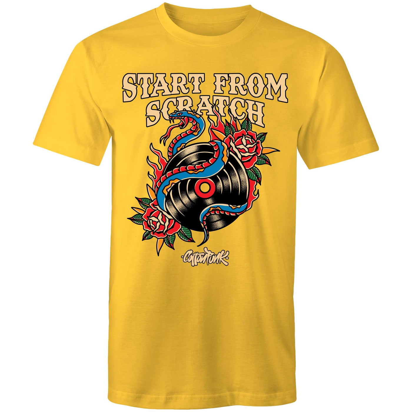 START FROM SCRATCH - Mens T-Shirt - FRONT PRINT