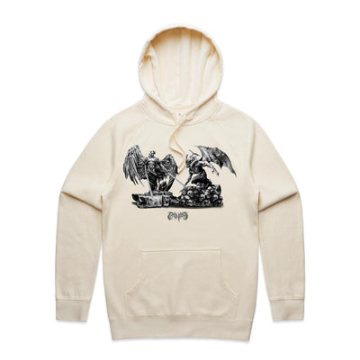 ANGELS & DEMONS - Mens Pocket Hoodie - FRONT PRINT