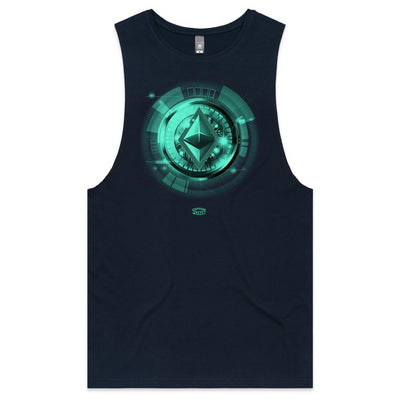 ETHEREUM III - Mens Sleeveless T-Shirt - FRONT PRINT