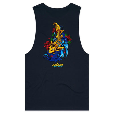 KOI - Mens Sleeveless T-Shirt - BACK PRINT