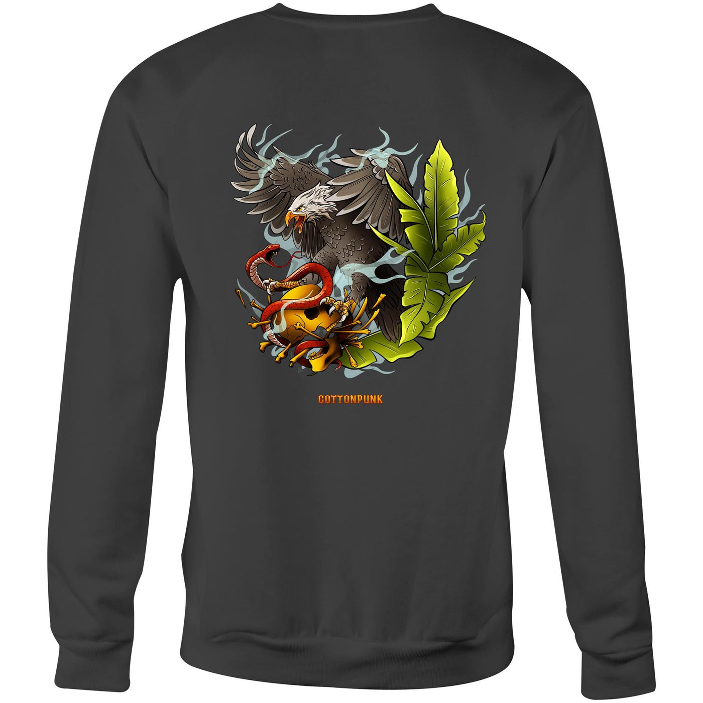 EAGLE - Mens Sweatshirt - BACK PRINT