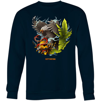 EAGLE - Mens Sweatshirt - FRONT PRINT