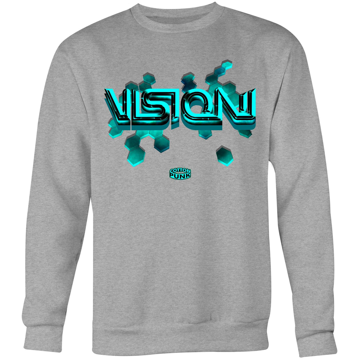 VISION - Mens Sweatshirt - FRONT PRINT