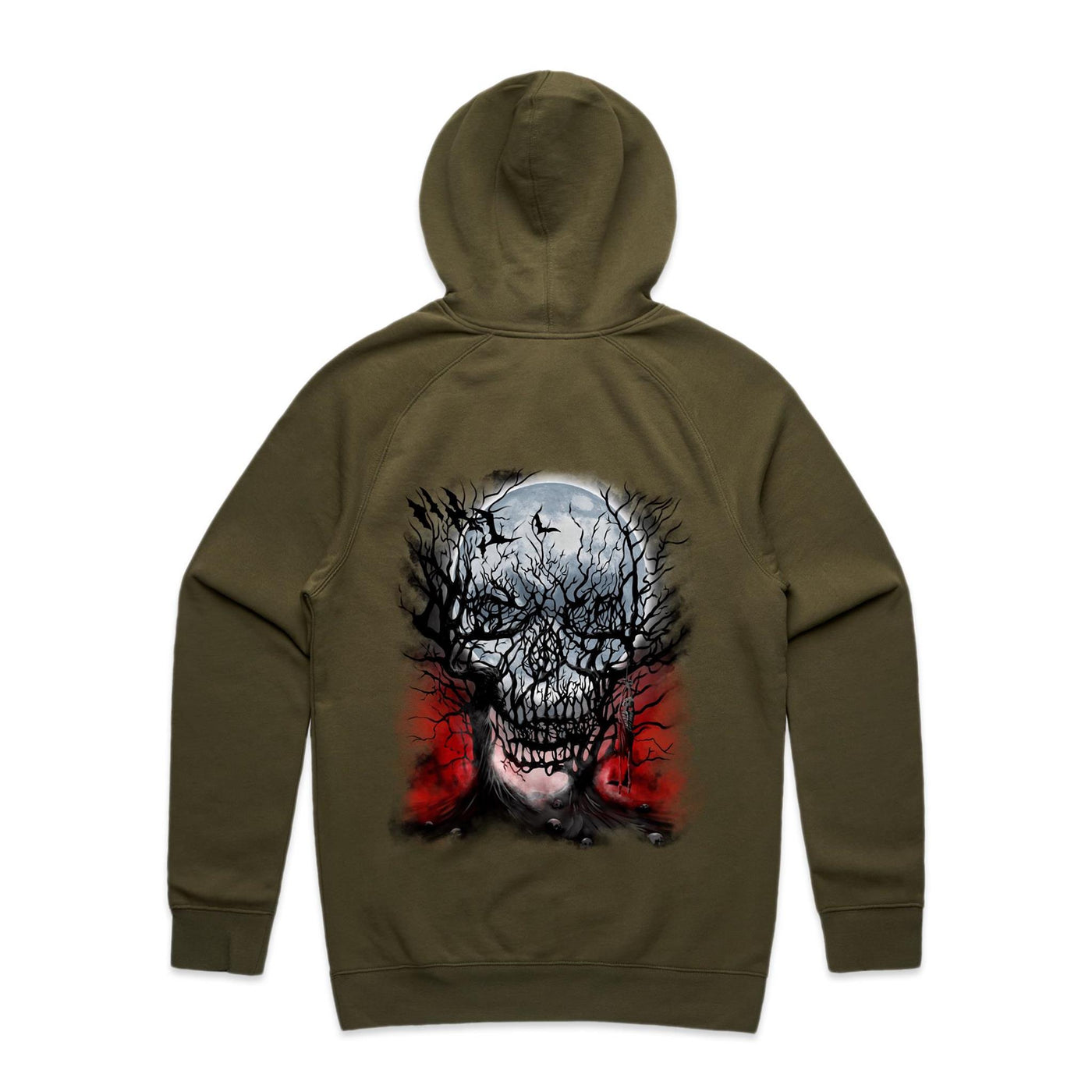 PIERCED SOUL - Mens Pocket Hoodie - BACK PRINT