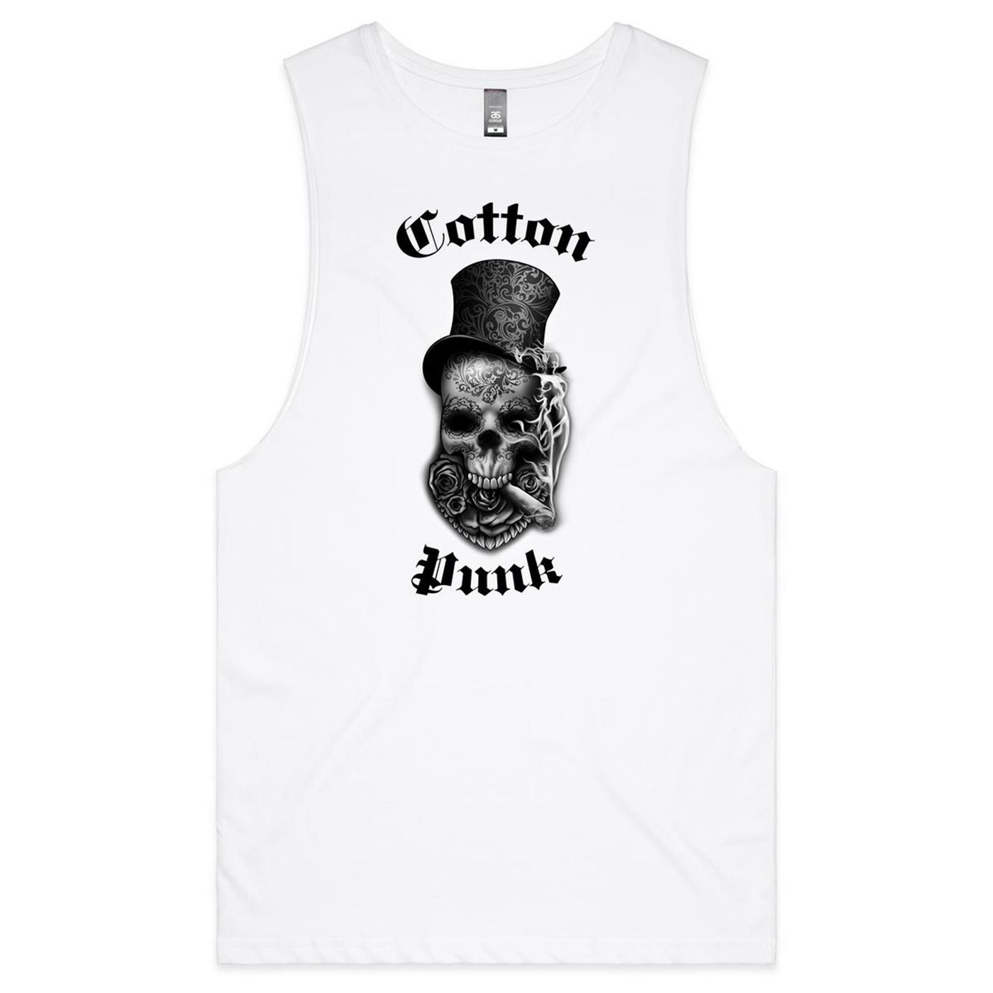 PLAY HARD - Mens Sleeveless T-Shirt - FRONT PRINT