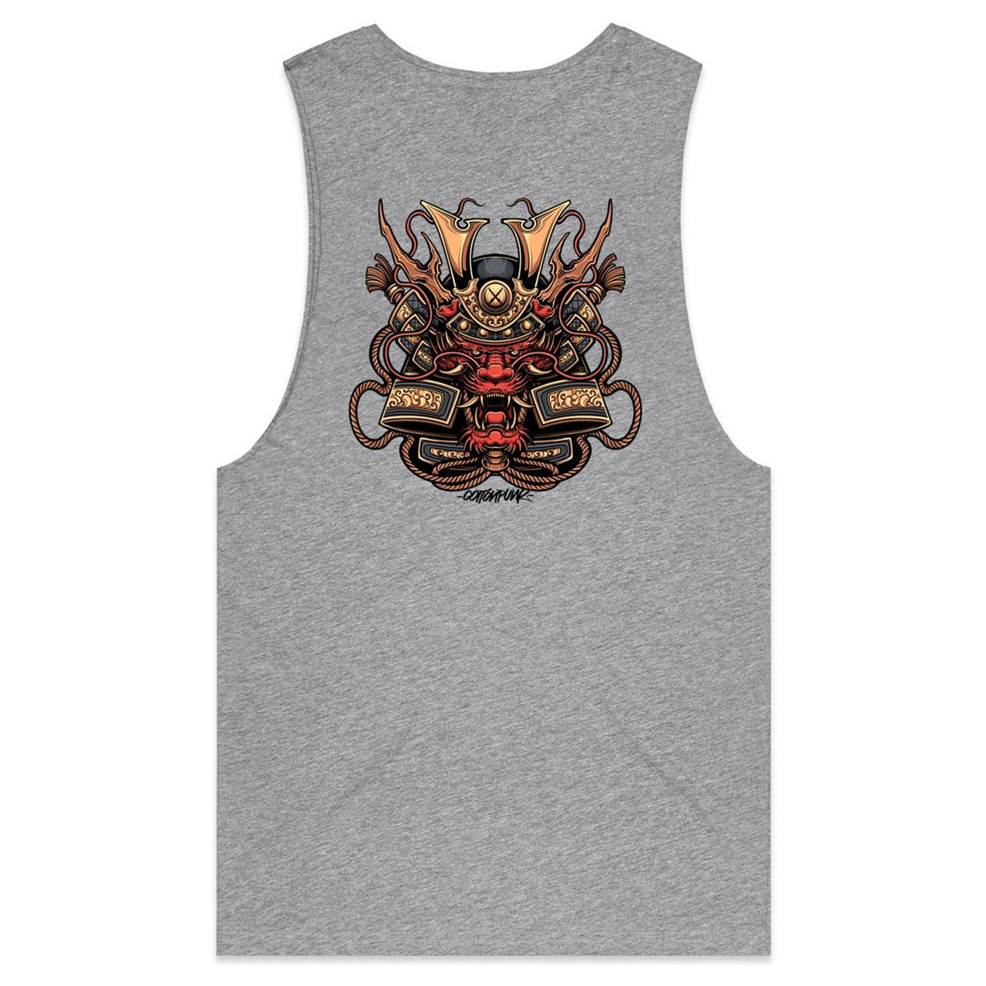 SPIRIT DRAGON - Mens Sleeveless T-Shirt - BACK PRINT