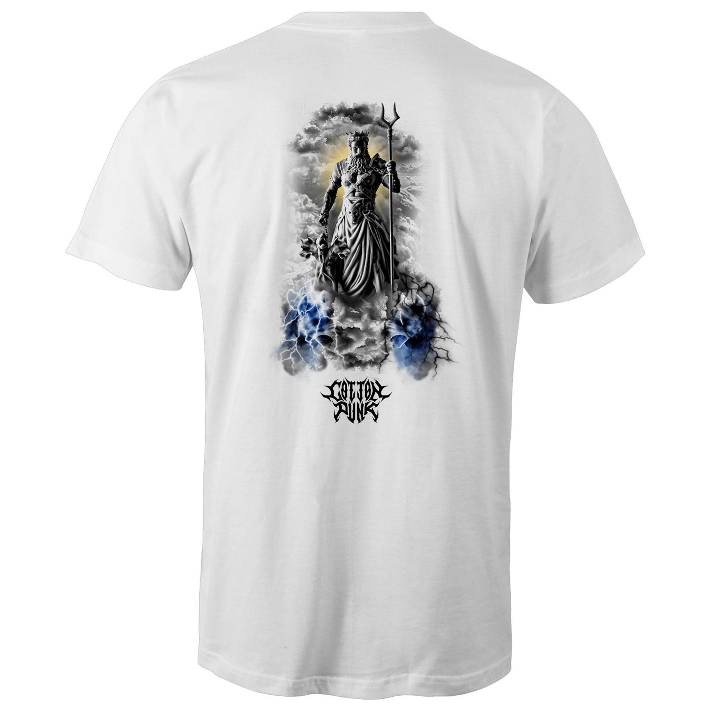 GOD WARRIOR - Mens T-Shirt - BACK PRINT