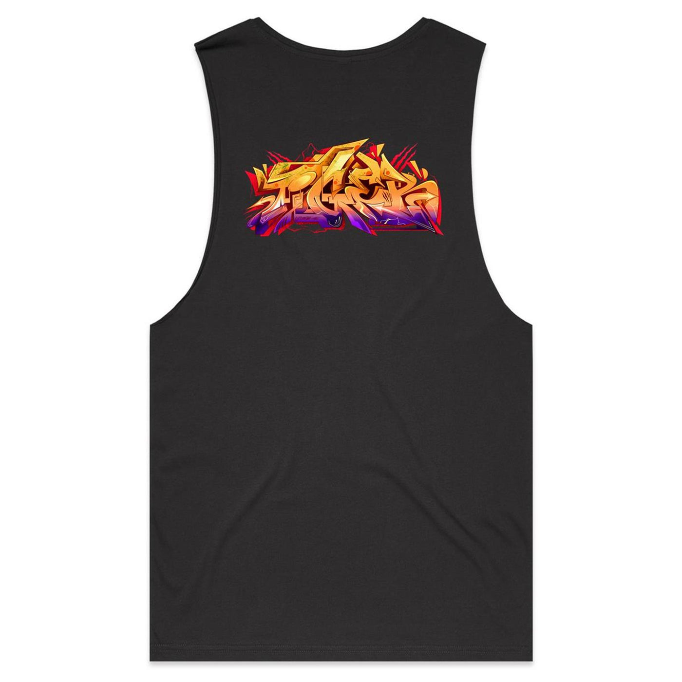 TIGER (R) - Mens Sleeveless T-Shirt - BACK PRINT