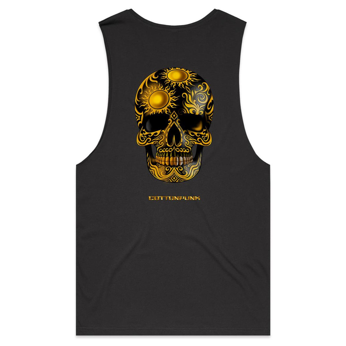 DEATH BY SUNRISE - Mens Sleeveless T-Shirt - BACK PRINT