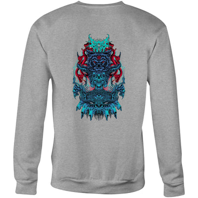 ALMOST HUMAN III - Mens Sweatshirt - BACK PRINT