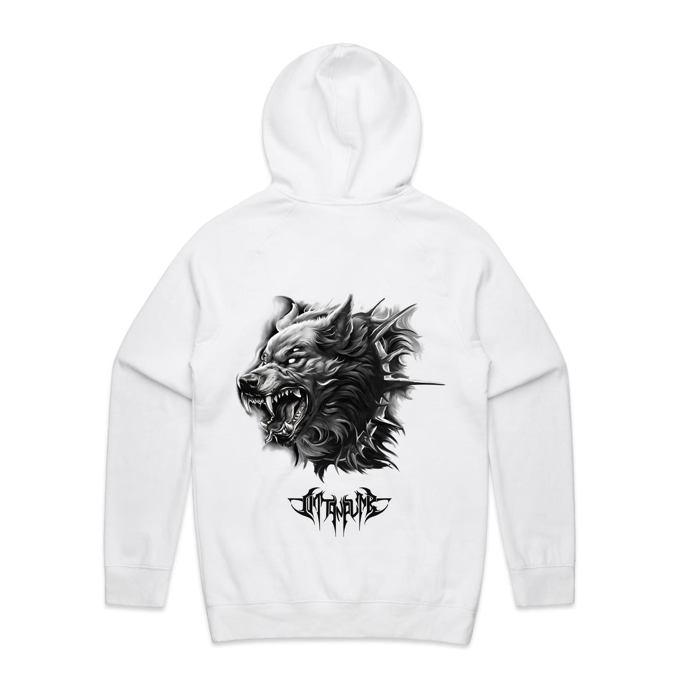 WEREWOLF - Mens Pocket Hoodie - BACK PRINT