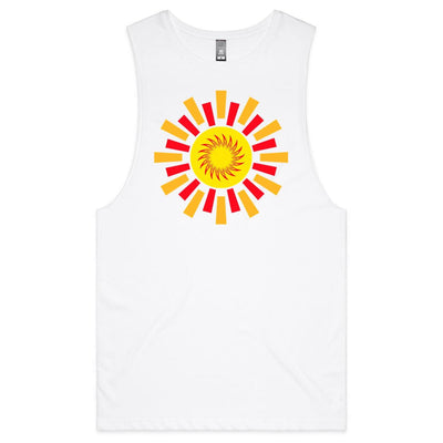 SUNDANCE II (R) - Mens Sleeveless T-Shirt - FRONT PRINT