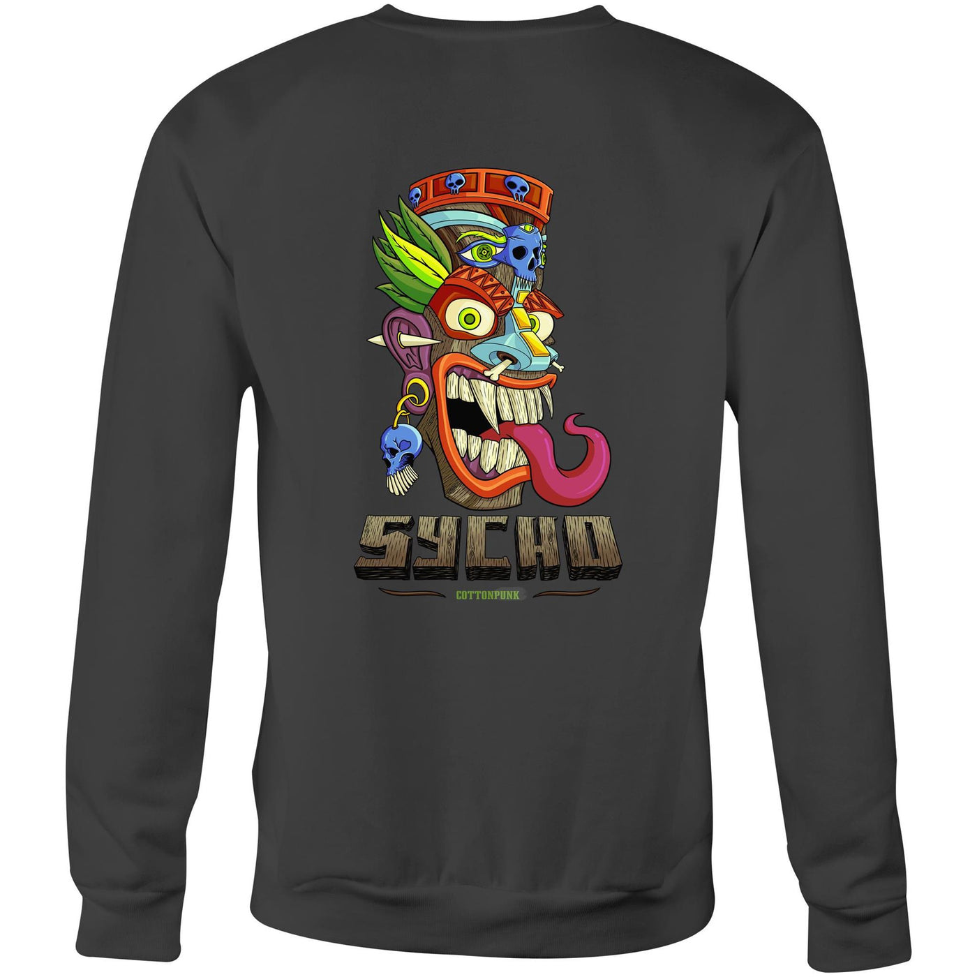 SYCHO - Mens Sweatshirt - BACK PRINT