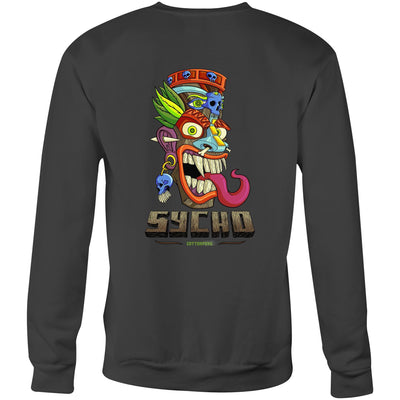 SYCHO - Mens Sweatshirt - BACK PRINT