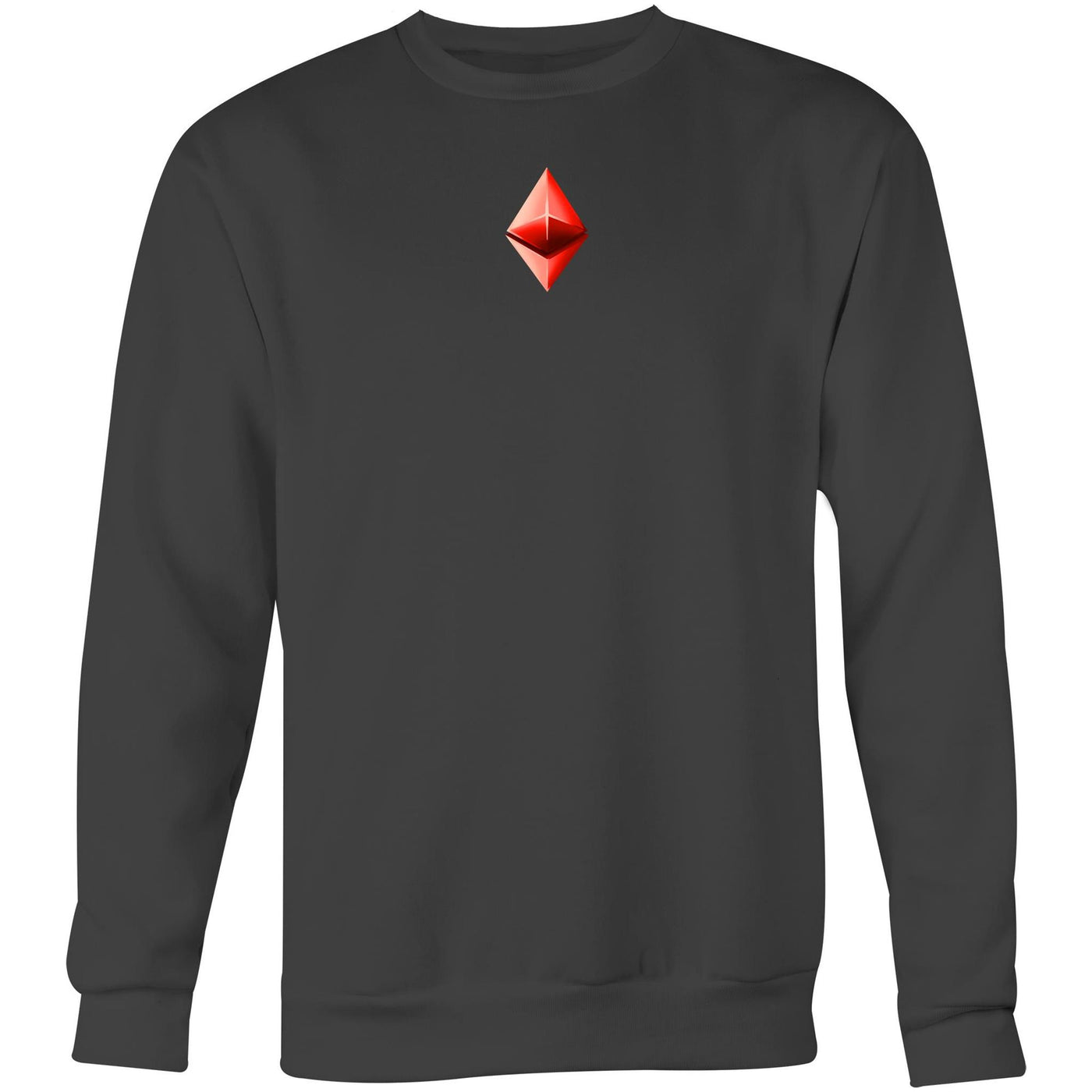 ETHEREUM IV - Mens Sweatshirt - BACK PRINT