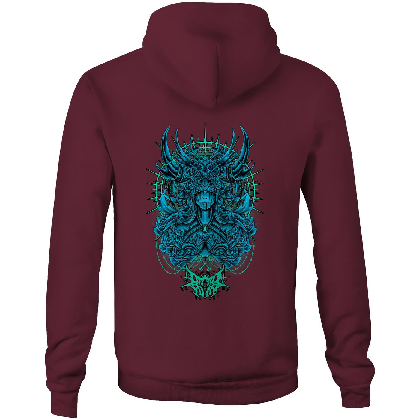 KEYMASTER II - Mens Pocket Hoodie - BACK PRINT