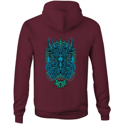 KEYMASTER II - Mens Pocket Hoodie - BACK PRINT