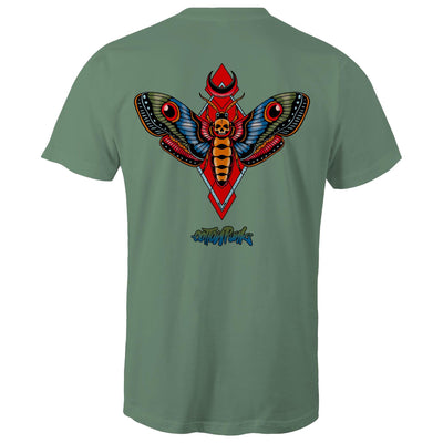 MOTH - Mens T-Shirt - BACK PRINT