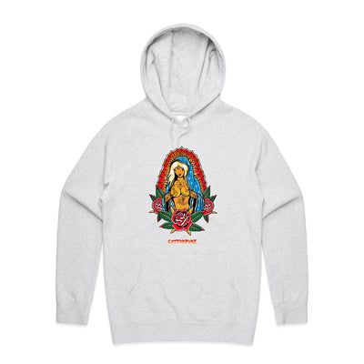 PRAY FOR BETTER TIMES - Mens Pocket Hoodie - FRONT PRINT