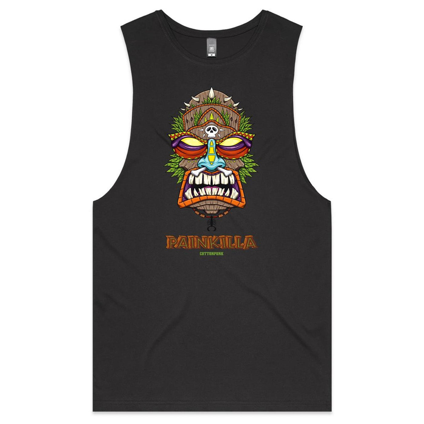 PAINKILLA - Mens Sleeveless T-Shirt - FRONT PRINT