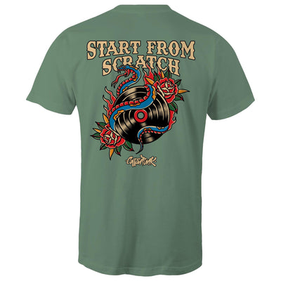 START FROM SCRATCH - Mens T-Shirt - BACK PRINT