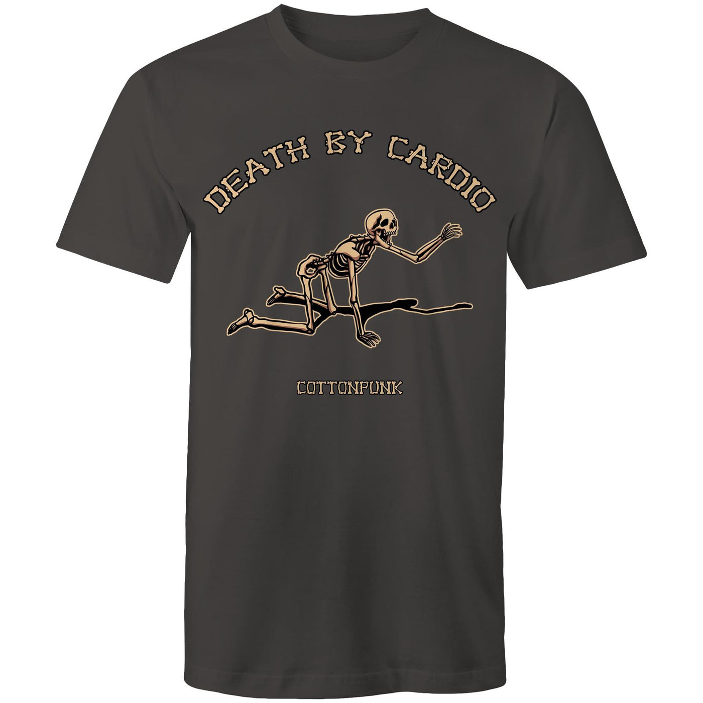 DEATH BY CARDIO - Mens T-Shirt - FRONT PRINT