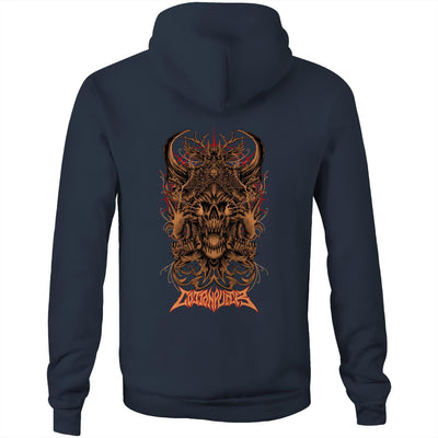 BLACK MAGIC III - Mens Pocket Hoodie - BACK PRINT