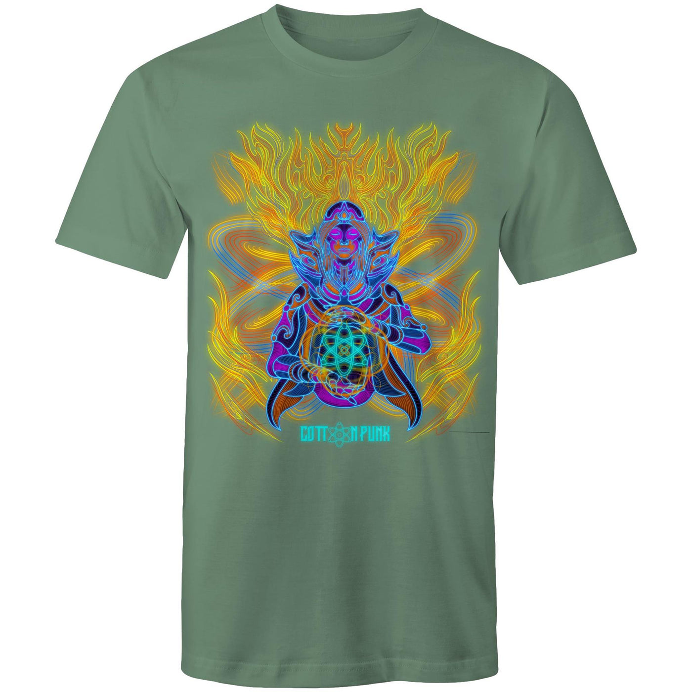 COSMIC ENERGY INFERNO - Mens T-Shirt - FRONT PRINT