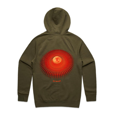 TETHER IV - Mens Pocket Hoodie - BACK PRINT