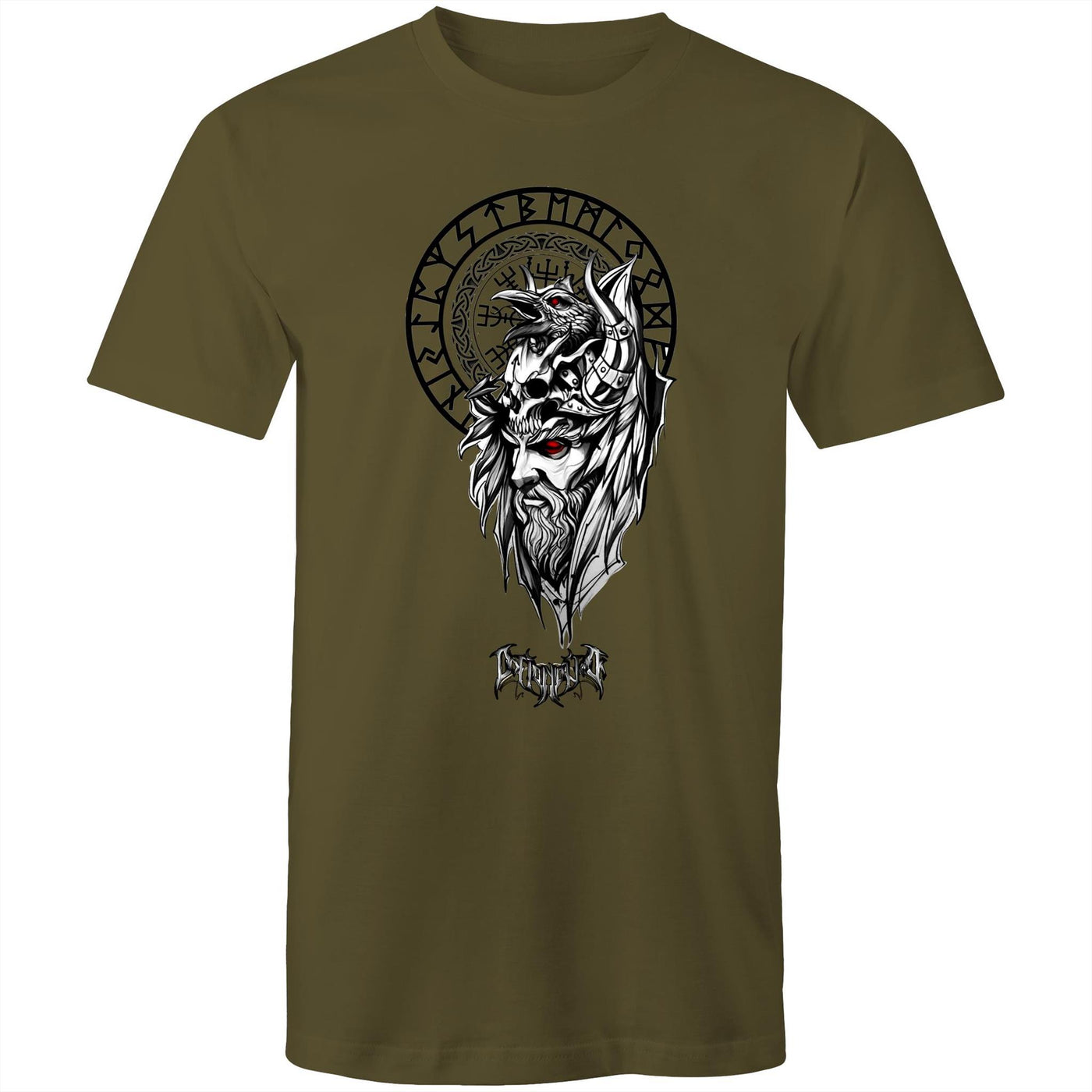 DARK WARRIOR - Mens T-Shirt - FRONT PRINT