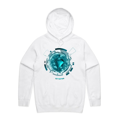 TRON III - Mens Pocket Hoodie - FRONT PRINT