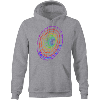 DOWN THE HOLE - Mens Pocket Hoodie - FRONT PRINT