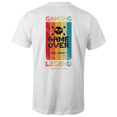 GAMING LEGEND - Mens T-Shirt - BACK PRINT