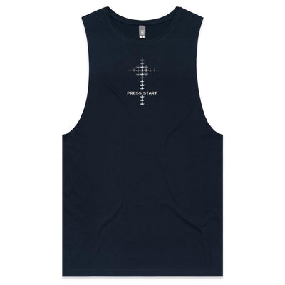 DEATH INVADERS - Mens Sleeveless T-Shirt - BACK PRINT