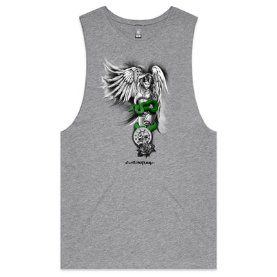 SINFUL BEAUTY - Mens Sleeveless T-Shirt - FRONT PRINT