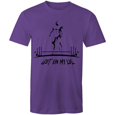 GET ON MY LVL - Mens T-Shirt - FRONT PRINT