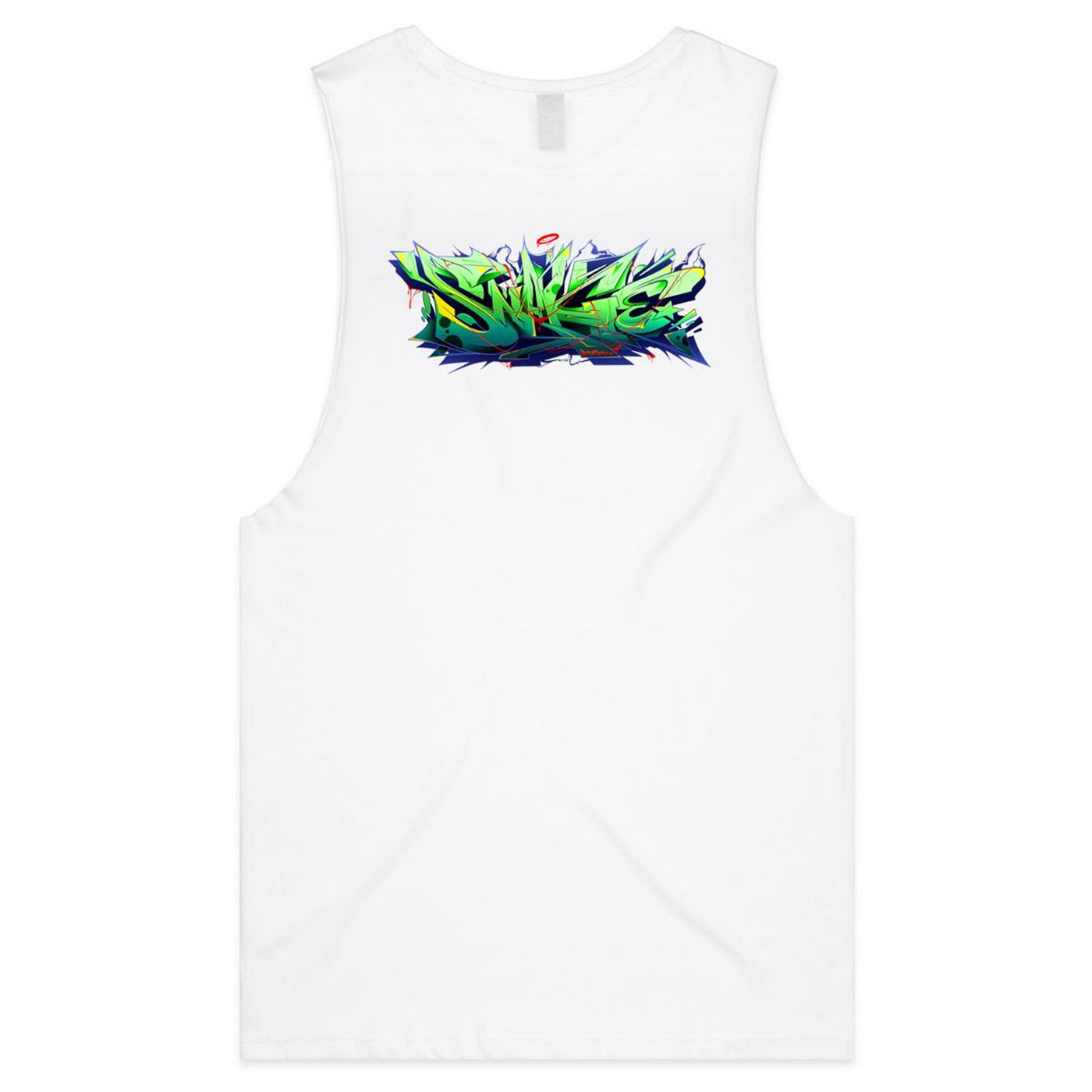 SNAKE (R) - Mens Sleeveless T-Shirt - BACK PRINT